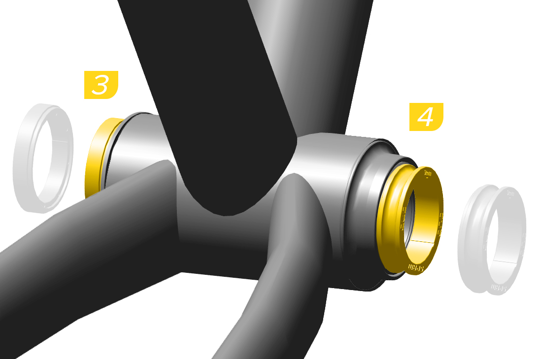 DUB MTB/Road BB30 / DUB PressFit 30 / DUB PressFit Installation
